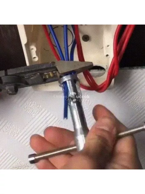 Huzalcsupaszító és csavaró szerszám