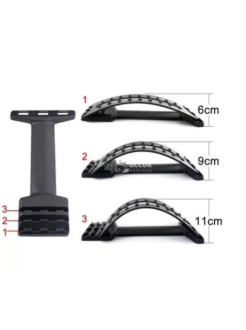 Gerinc feszítő, kényeztető, tartásjavító masszázspad