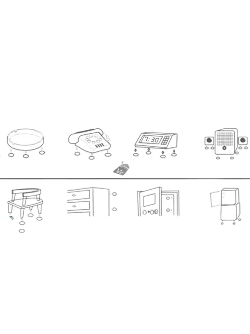 Öntapadós szilikon ajtóütköző (10 db)