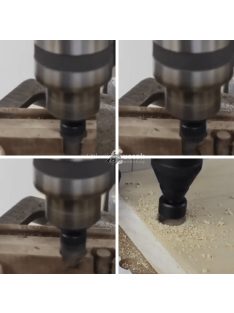   Titán bevonatú dugófúró, köldökcsap fúró szett (4db)