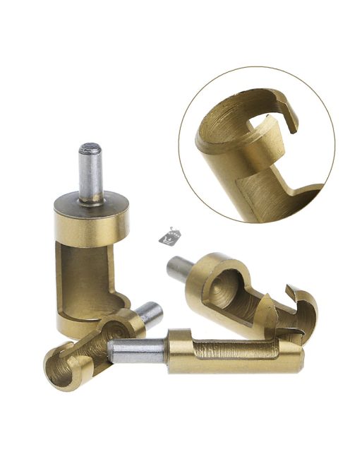 Titán bevonatú dugófúró, köldökcsap fúró szett (4db)