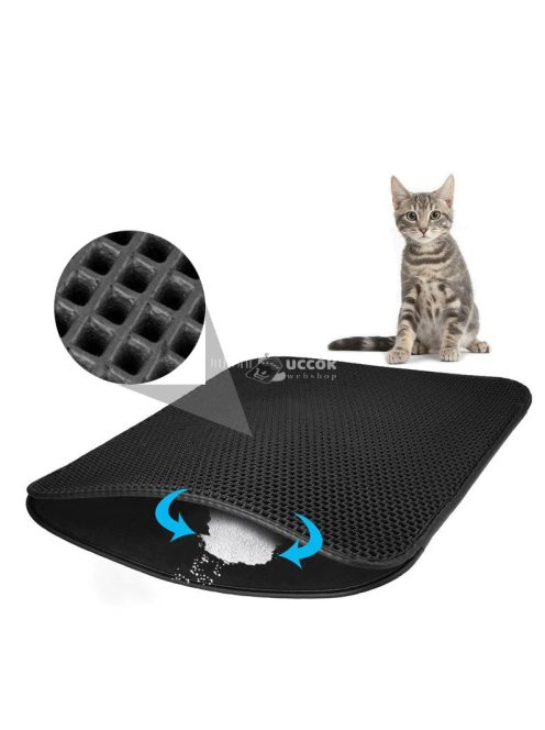 Kétrétegű macskaszőnyeg, macskaalom elé vagy állattartó ládába