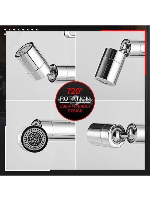 Forgatható, víztakarékos csapbetét