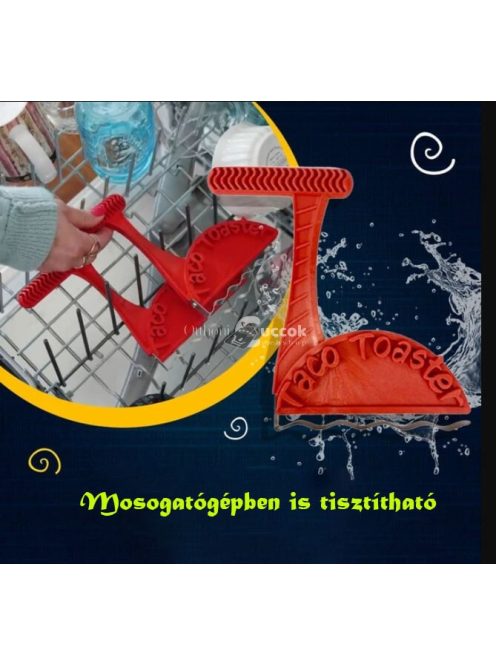 Taco készítő, tortilla pirító