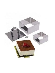 Rozsdamentes acél sütemény (Mousse) forma