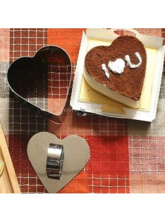 Rozsdamentes acél sütemény (Mousse) forma