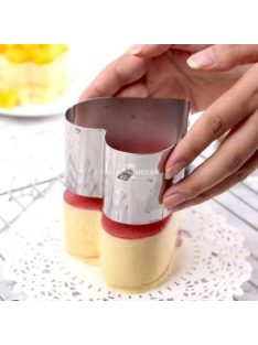 Rozsdamentes acél sütemény (Mousse) forma