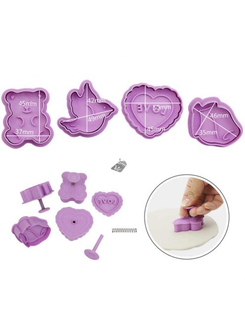 Mézeskalács forma (4 db)