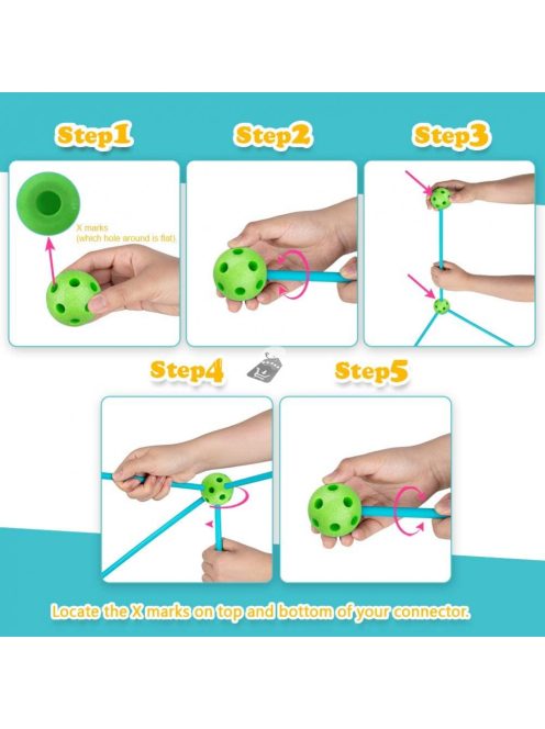 120 darabos mágikus erődkészítő