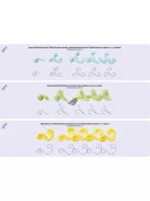 Tortadíszítő gyakorlólapok (12 db)