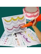 Tortadíszítő gyakorlólapok (12 db)