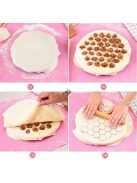 Töltött tészta készítő alumínium forma