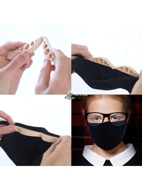 Szilikon maszk távtartó szemüvegeseknek