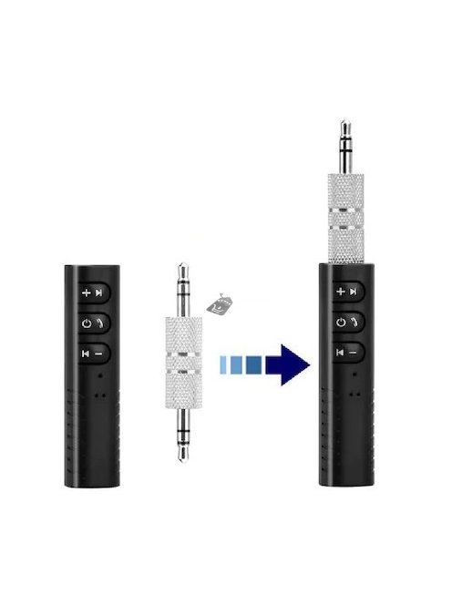 Univerzális jack Bluetooth adapter zenelejátszáshoz és kihangosításhoz