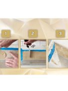 Tortadíszítő sablon, Virág mintás dekoráló stencil (4 db)