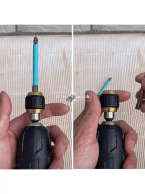 Gyorscserélő bittartó fúróhoz