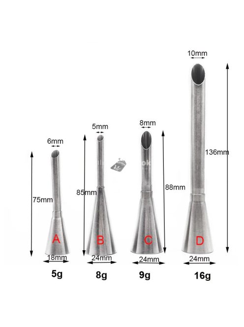 Süteménytöltő, fánktöltő (4 db)
