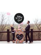 Boy or Girl lufi, Babaváró party léggömmb konfettivel