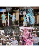 Boy or Girl lufi, Babaváró party léggömmb konfettivel