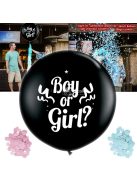 Boy or Girl lufi, Babaváró party léggömmb konfettivel