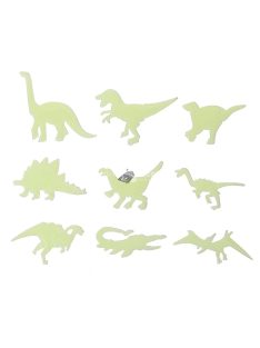 Dínós világító faldíszek (9 db)