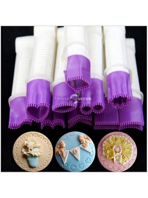 Tortaformázó készlet, Fondant formázó csipesz készlet (10 db)