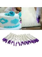 Tortaformázó készlet, Fondant formázó csipesz készlet (10 db)