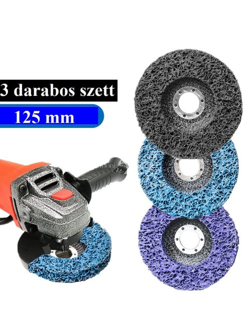 Csiszolófej, rozsda- és festékeltávolító (3 db)