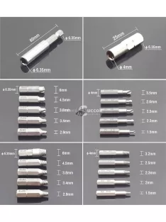 22 db-os csavarozó készlet