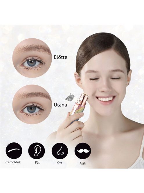 Szemöldök és szőrzet trimmelő minden testrészre
