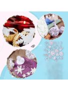 Tortadíszítő készlet, Tortadísz fondant forma (33 db)