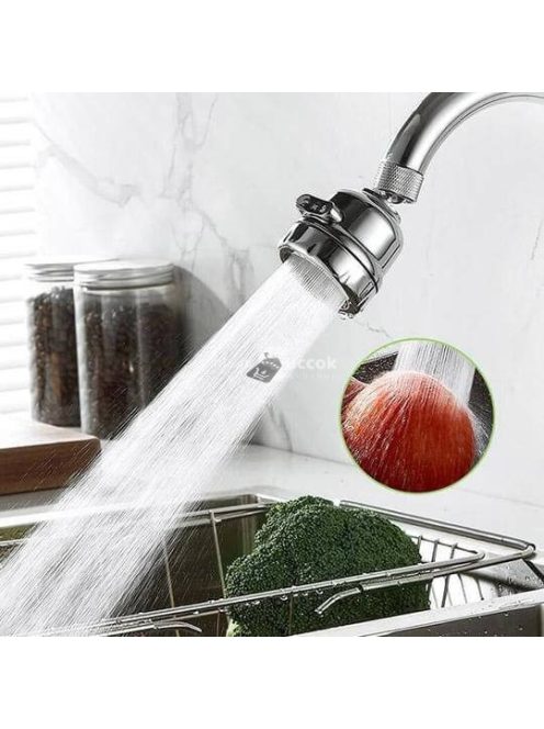 Konyhai csaptelep hosszabbító, permetező és szabályzó fejjel