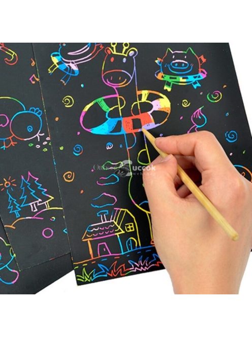 Karcolható Lapok, Karc Papír (10 db)