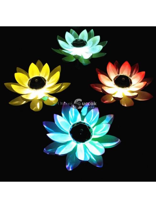 Óriás napelemes tavirózsa