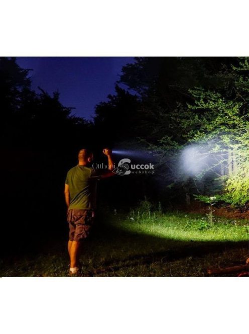 360 fokban forgatható LED zseblámpa mágneses rögzítéssel 