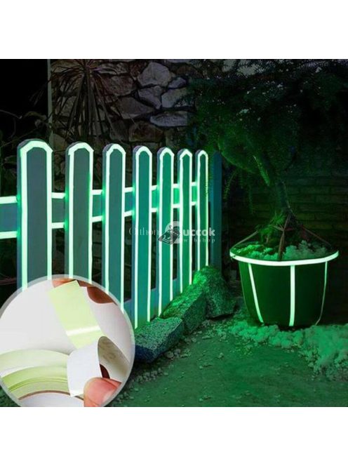 Fluoreszkáló dekorációs szalag, Fénylő biztonsági szalag