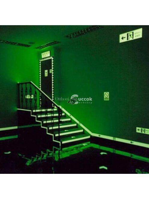 Fluoreszkáló dekorációs szalag, Fénylő biztonsági szalag