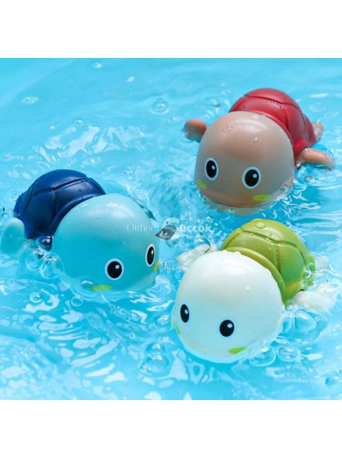 Úszkáló teknősös fürdőjáték - Kék