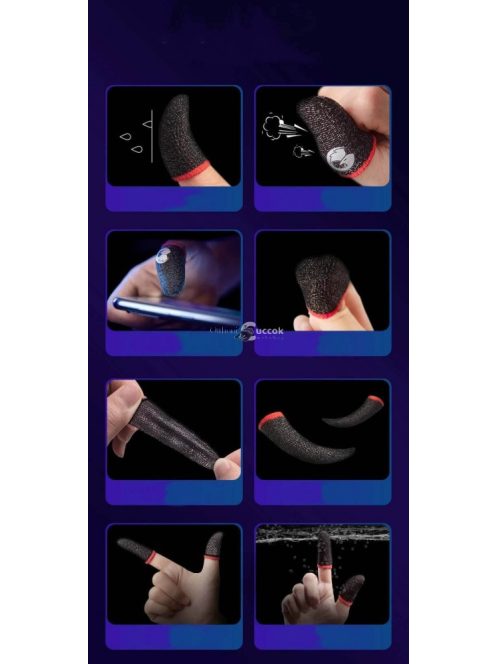 Gamer control kesztyű, Csúszás és izzadságmentes ujj kesztyű