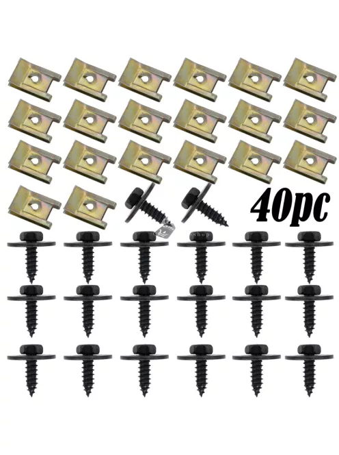 Auto Karosszéria Rögzítő Szett (40 db)