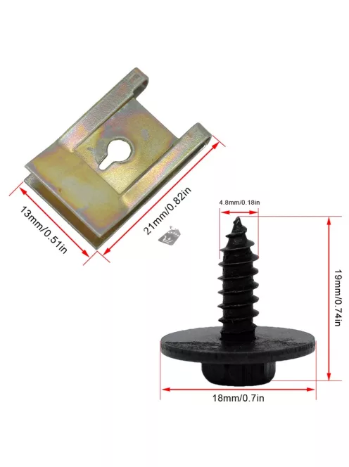 Auto Karosszéria Rögzítő Szett (40 db)