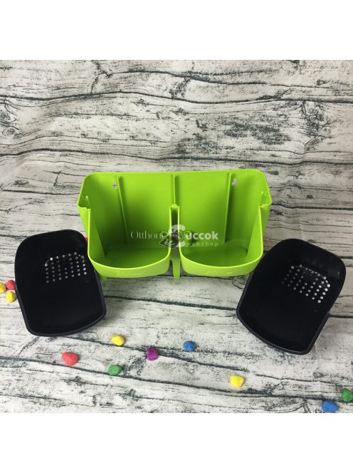 Fali virágtartó Dupla