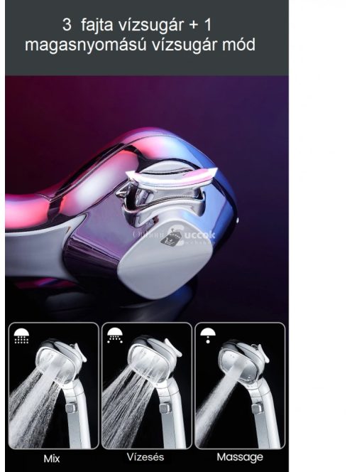 Magasnyomású Többfunkciós Zuhanyrózsa