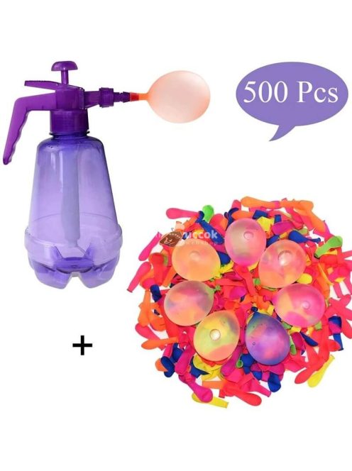 Vízibomba készlet töltő tartállyal és 500 db lufival