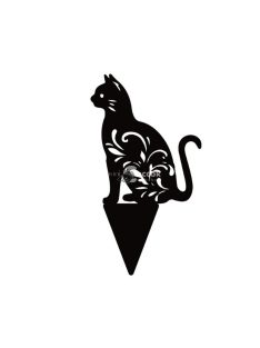 Macskás kerti dekoráció