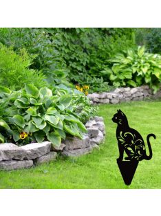 Macskás kerti dekoráció