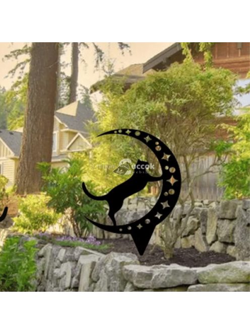 Macskás kerti dekoráció