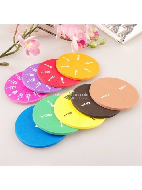 Matematikai tört oktató játék, összeadás-kivonás szórakozva (51 db-s szett)