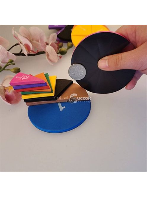 Matematikai tört oktató játék, összeadás-kivonás szórakozva (51 db-s szett)