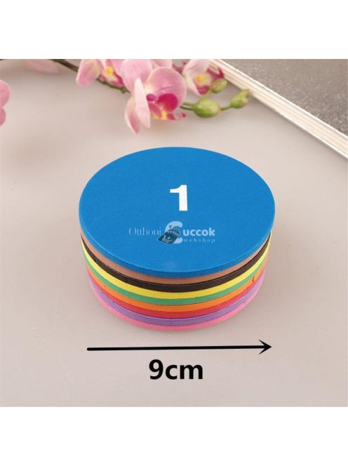 Matematikai tört oktató játék, összeadás-kivonás szórakozva (51 db-s szett)